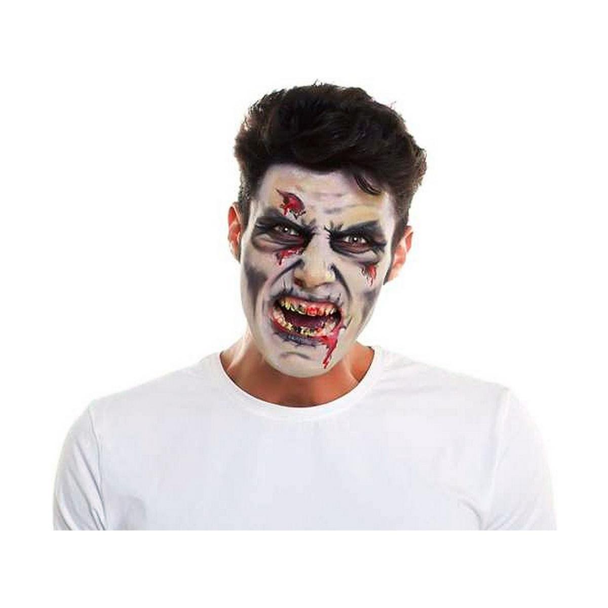 Ansigtsmaling Halloween Zombie - 24 × 30 cm