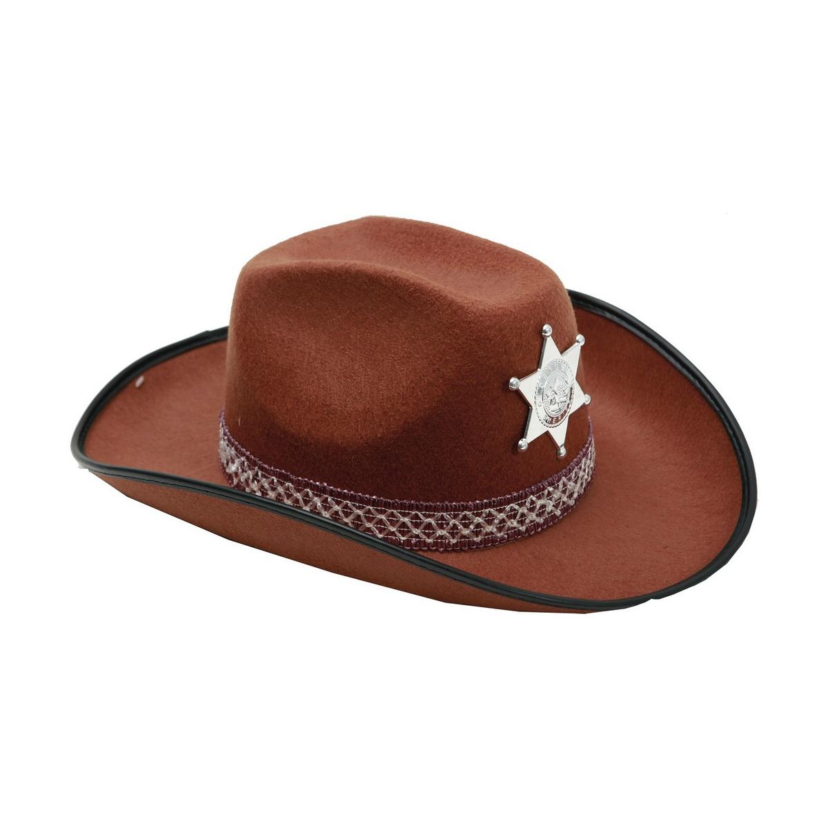 Cowboyhat - , brun (58 cm)