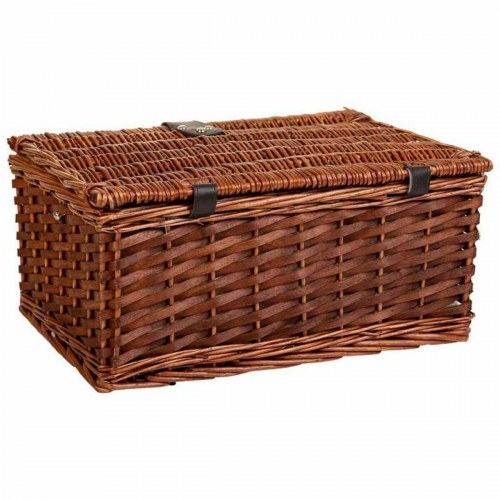 Alexandra House Living picnickurv - brun flet, 4 personer
