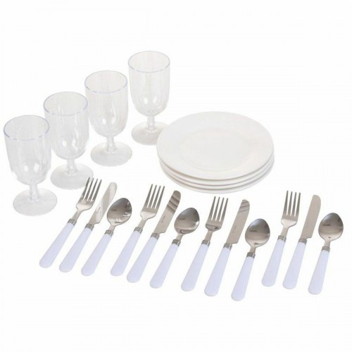 Alexandra House Living picnickurv - brun flet, 4 personer