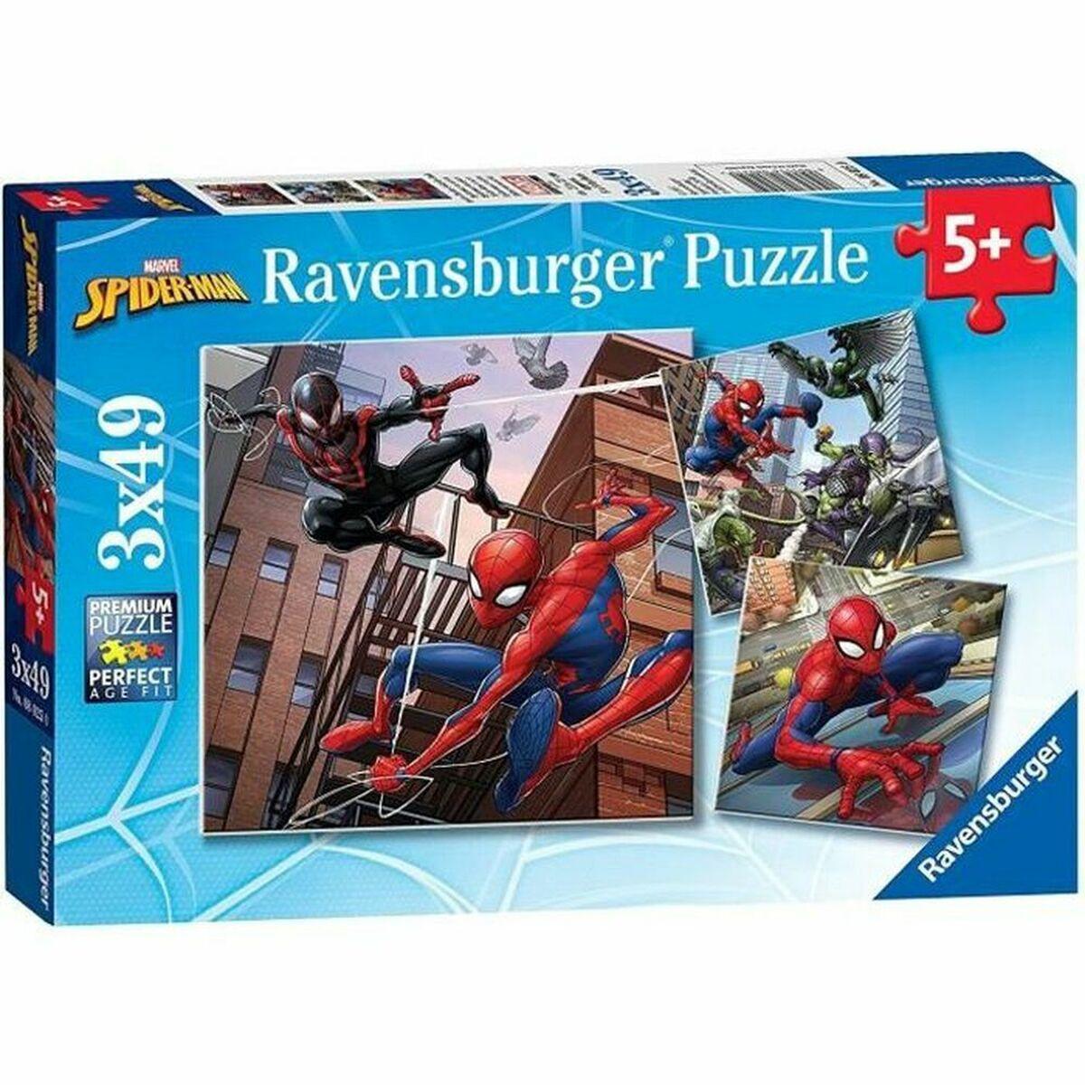 Ravensburger puslespil 3x49 brikker - Spider-Man (5+)