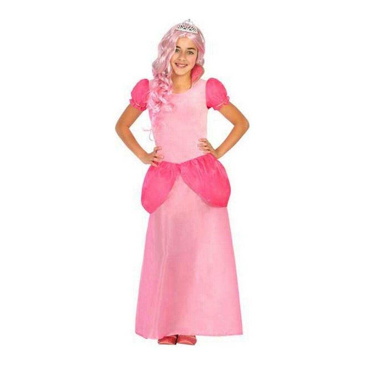 Prinsesse kostume til børn - pink (5-6 år)