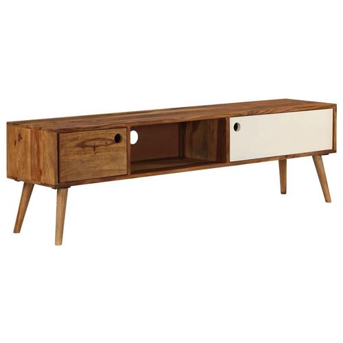Tv-skab 140x30x40 cm massivt sheeshamtræ