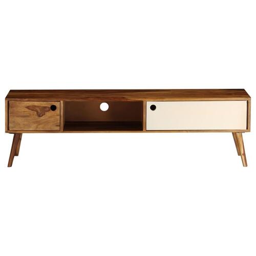 Tv-skab 140x30x40 cm massivt sheeshamtræ