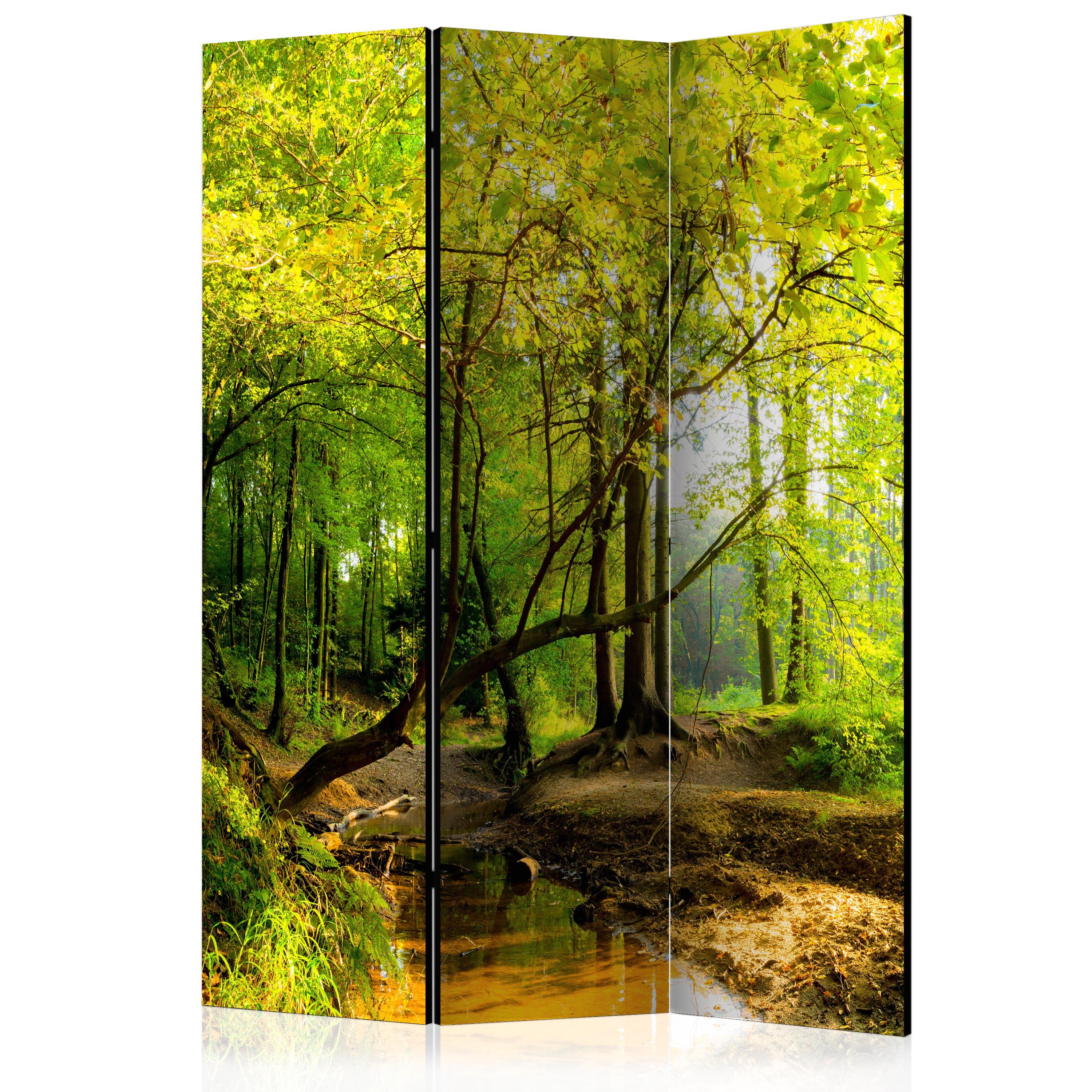 Skærmvæg Forest Clearing 135 X 172 Cm Dobbeltsidet