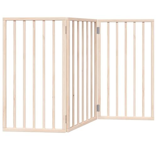 Hundelåge 3 paneler 150 cm poppeltræ