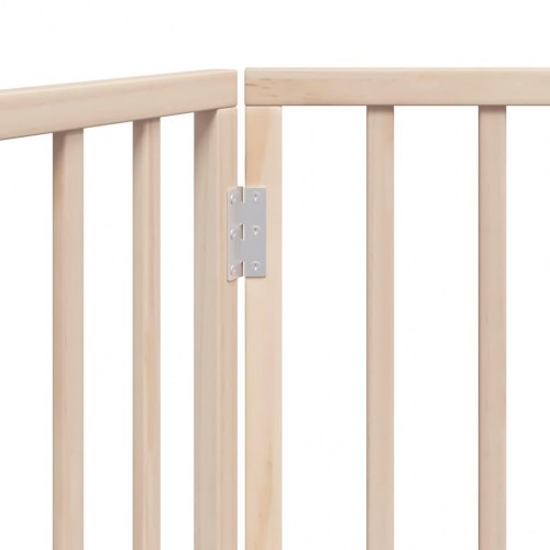 Foldbart hundegitter med 2 paneler - 160 cm i poppeltræ