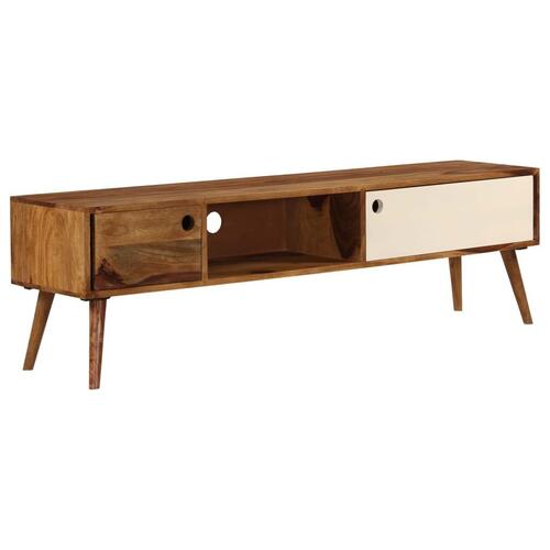 Tv-skab 140x30x40 cm massivt sheeshamtræ