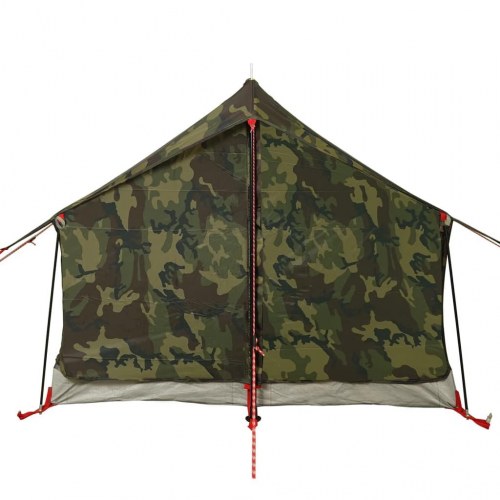 2-personers campingtelt - vandafvisende camouflage, A-stel