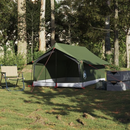 2-personers campingtelt - vandafvisende A-stel, olivengrøn