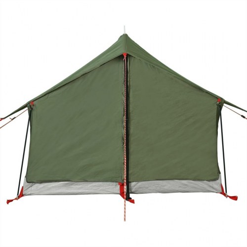 2-personers campingtelt - vandafvisende A-stel, olivengrøn