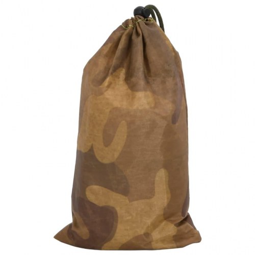 Camouflagenet 516 × 400 cm med opbevaringspose - sandfarvet