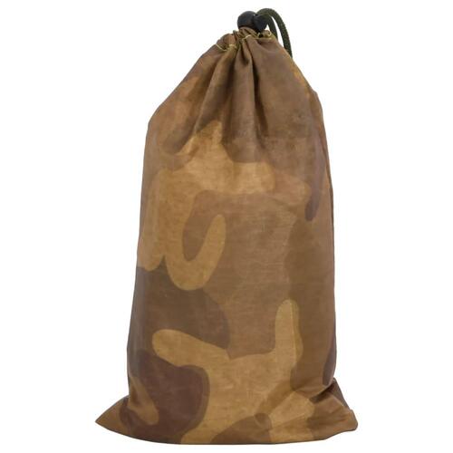 Camouflagenet 412x144 cm med opbevaringspose sandfarvet