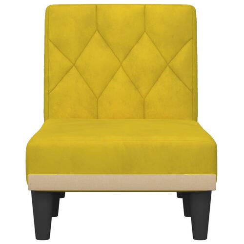 Chaiselong velour gul