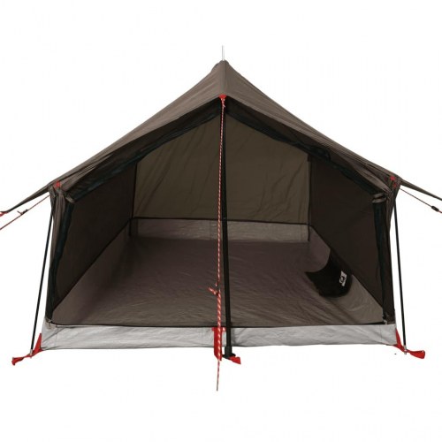 2-personers campingtelt - vandafvisende A-stel, brun