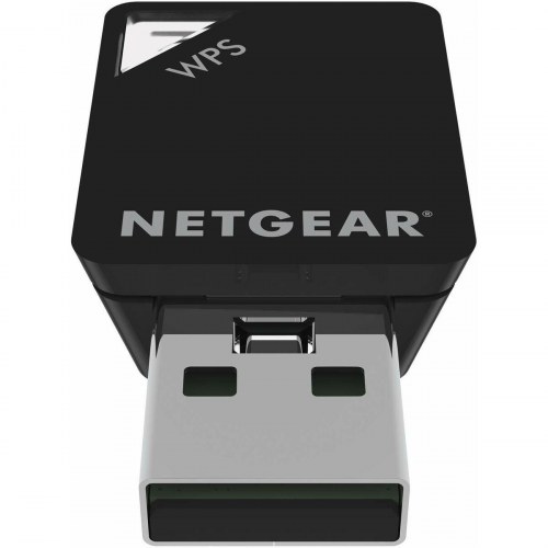 Netgear A6100-100PES Wi‑Fi USB-adapter (sort)