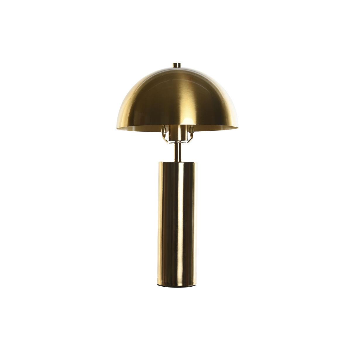 Bordlampe 24 X 24 X 46 Cm Gylden Metal 220 V 50 W