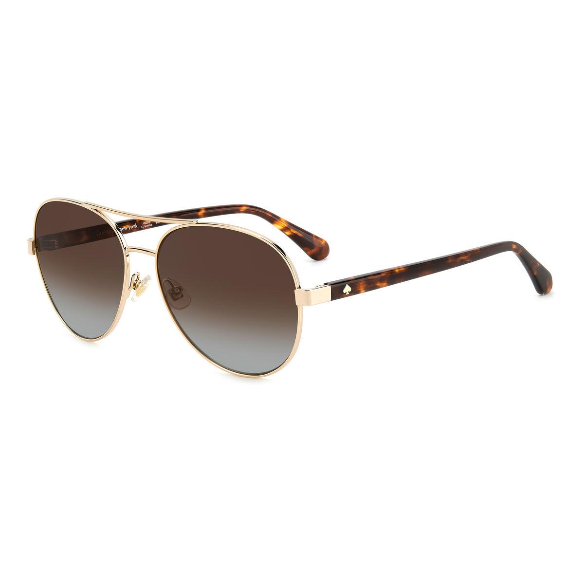 Solbriller dame Kate Spade AVERIE S aviator 58 mm brun/guld