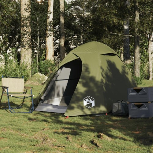 2-personers kuppeltelt - vandafvisende campingtelt, olivengrøn
