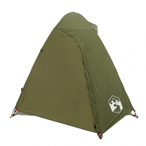 2-personers kuppeltelt - vandafvisende campingtelt, olivengrøn