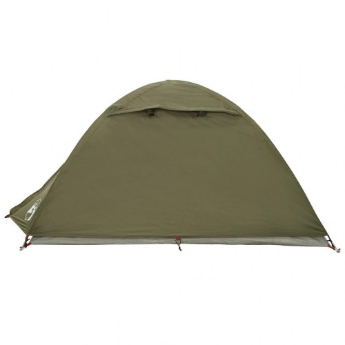 2-personers kuppeltelt - vandafvisende campingtelt, olivengrøn