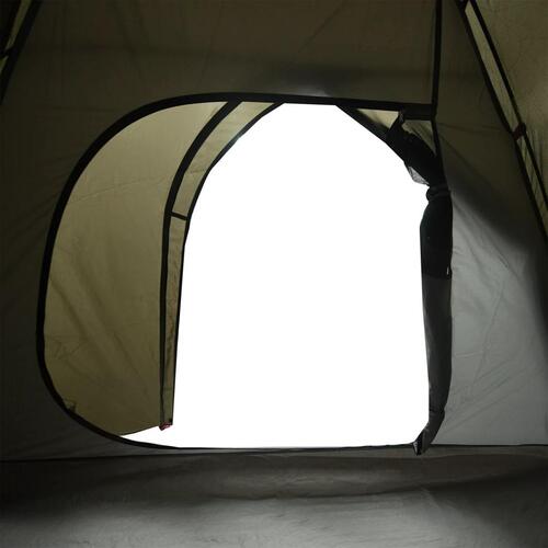 3-personers campingtelt vandafvisende kuppel brun