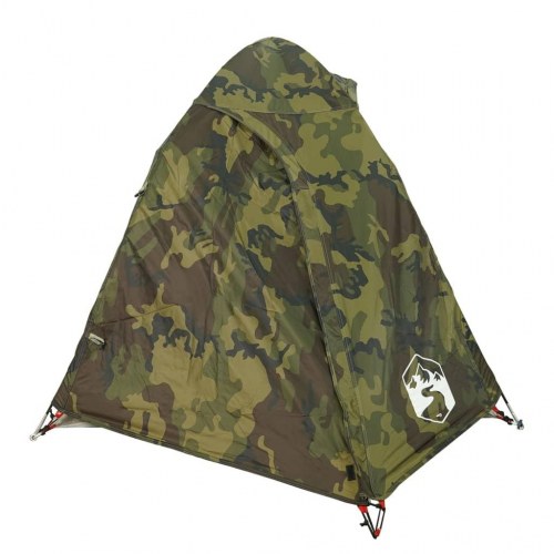 2-personers kuppeltelt - vandafvisende campingtelt i camouflage