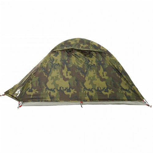 2-personers kuppeltelt - vandafvisende campingtelt i camouflage