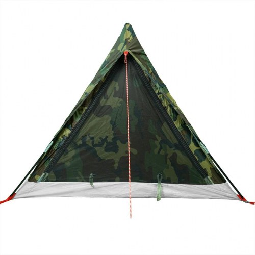 2-personers campingtelt - vandafvisende camouflage, A-stel