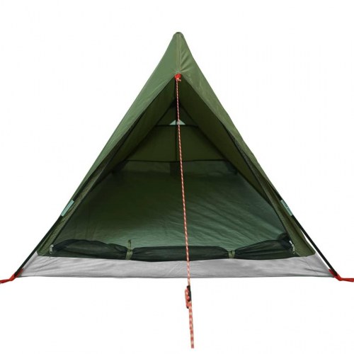 2-personers campingtelt - vandafvisende A-stel, olivengrøn