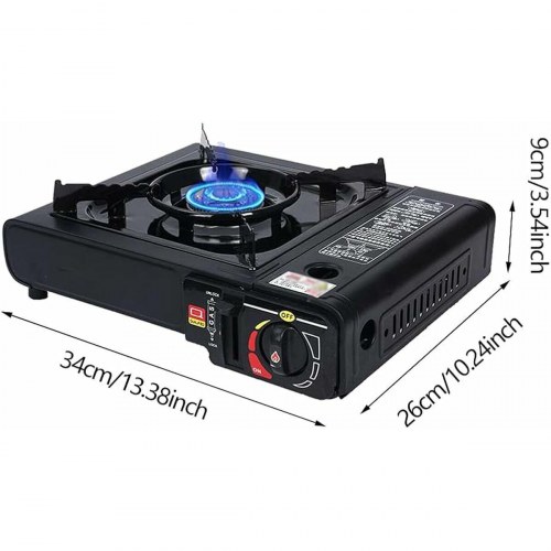 Camping komfur Royalty Line PORTABLE GAS STOVE 5 x 23 x 31 cm 2670 W