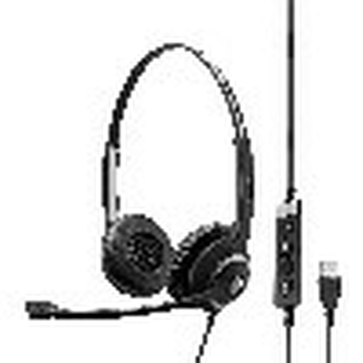 Hovedtelefoner Med Mikrofon Epos 1000579 Sort