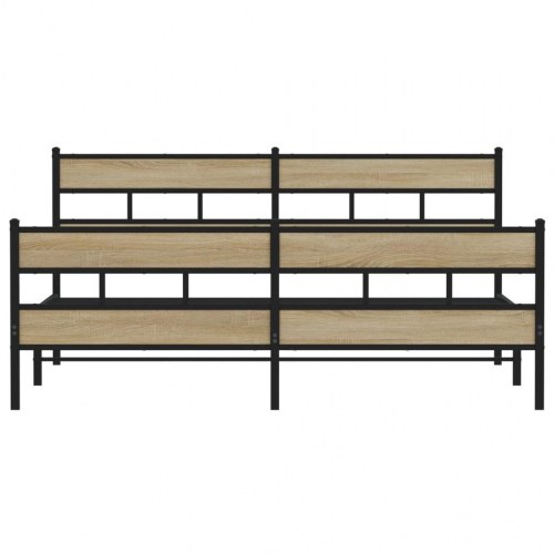 Sengeramme 193 x 203 cm - sonoma-eg