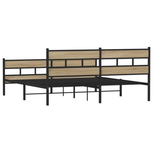 Sengeramme 193 x 203 cm - sonoma-eg