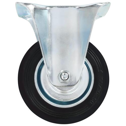 Faste hjul 24 stk. 100 mm