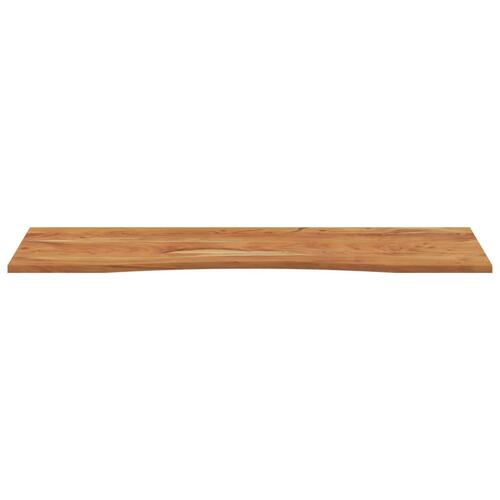 Skrivebordsplade 140x50x2,5 cm rektangulær massivt akacietræ