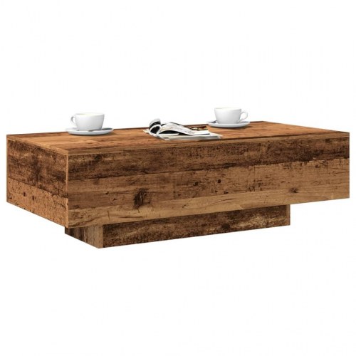 Sofabord i konstrueret træ - 100 × 49,5 × 31 cm, antikt træ