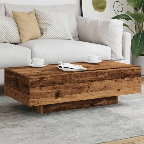 Sofabord i konstrueret træ - 100 × 49,5 × 31 cm, antikt træ