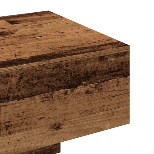 Sofabord i konstrueret træ - 100 × 49,5 × 31 cm, antikt træ