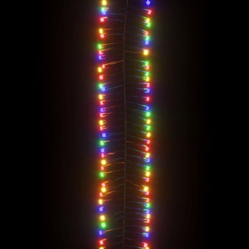 LED-lyskæde 3000 LED'er 23 m PVC flerfarvet lys