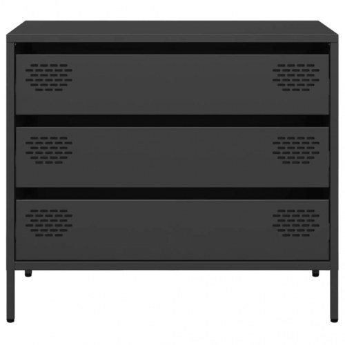 Skænk 68x39x58,5 cm koldvalset stål sort