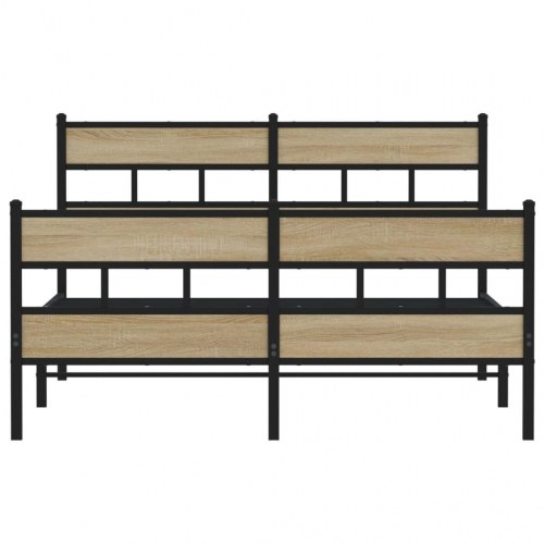 Sengeramme 160 x 200 cm i metal - sonoma-eg