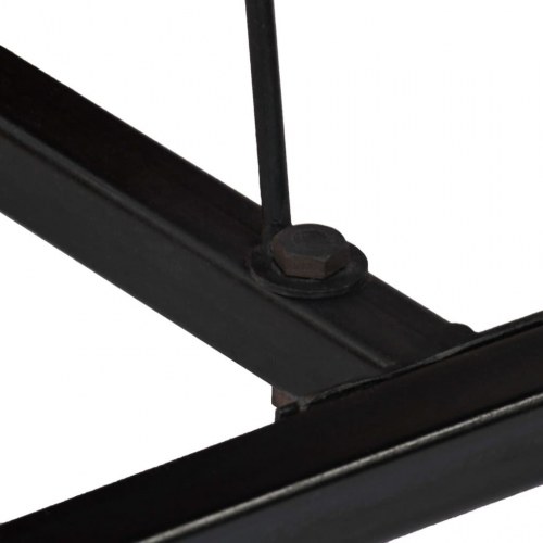 Traktor-barbord i massivt mangotræ rød 60 x 150 x 107 cm