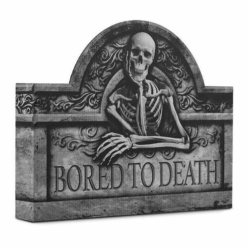 Halloween dekorationer Gravsten 27,5 x 37 cm