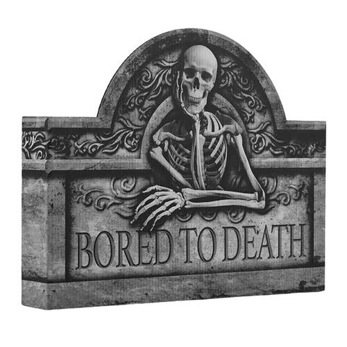Halloween dekorationer Gravsten 27,5 x 37 cm