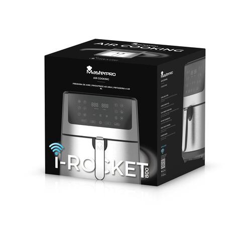 Airfryer Masterpro I-ROCKET 800 1800 W 6 L Sølvfarvet