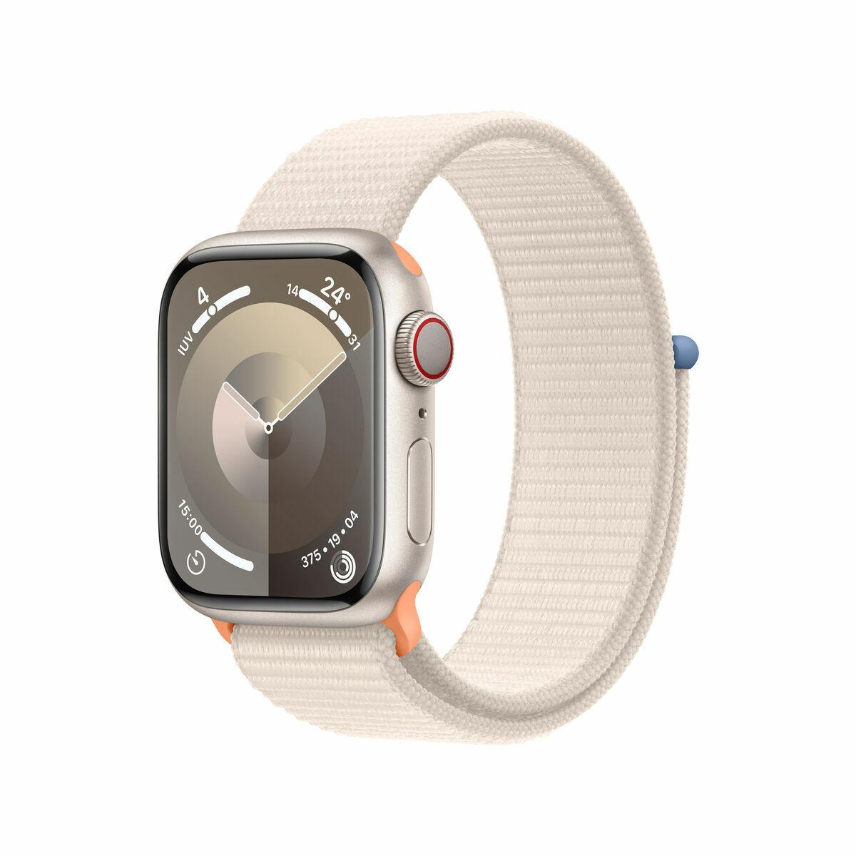 Smartwatch Apple Watch Series 9 + Cellular 1,9" Hvid Beige 41 mm