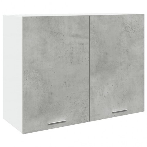 Hængeskab Lyon - betongrå 80×31×60 cm i konstrueret træ