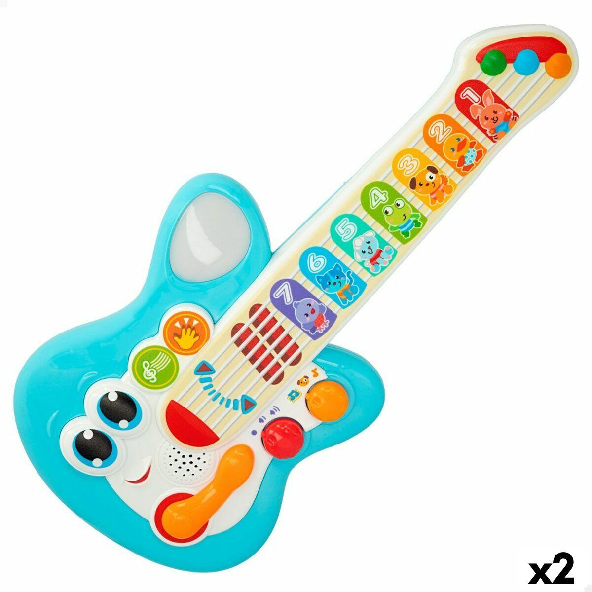 Winfun Baby Maestro Touch Guitar - blå legetøjsguitar, 17 × 38 × 5 cm (2 stk.)