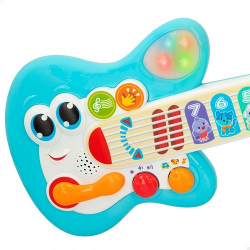 Winfun Baby Maestro Touch Guitar - blå legetøjsguitar, 17 × 38 × 5 cm (2 stk.)